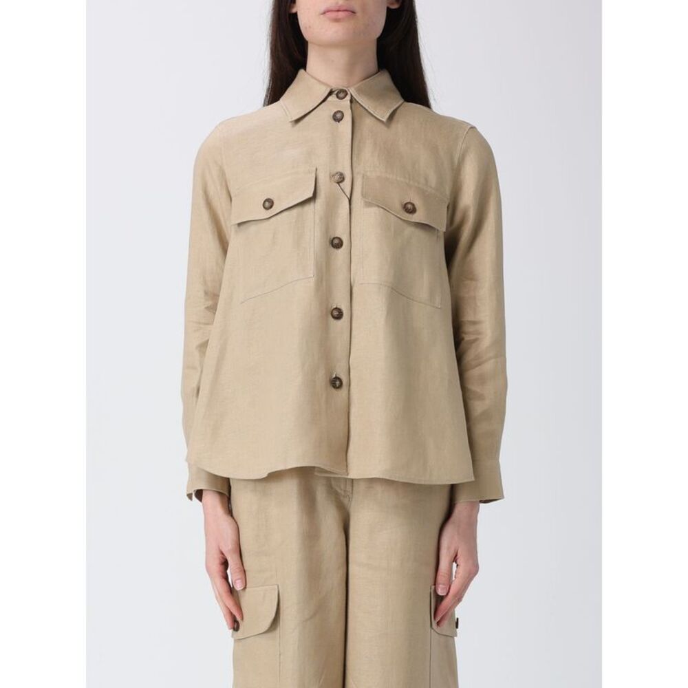 Weekend Max Mara Women Linen Shirt Weekend Max Mara